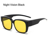 UV Protection That Can Be Worn over Other Glasses Square Shades Wrap Around Polarized Fit Over Glasses Sunglasses