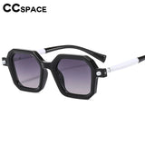 Polygon Punk Sunglasses Outdoors Gradient Sunscreen UV Protection Retro Suneyeglass Casual Riding Perform Gafas De Sol 300771