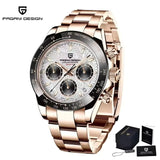 PAGANI DESIGN 2026 New Men Quartz Watch Business Wristwatch Chronograph Men Watches VK63 Waterproof Wristwatches for Men PD-1644