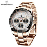 PAGANI DESIGN Men's Exclusive Quartz Watch Elite All-Match Style VK63 Luminous Waterproof Function Small Three-Pin Chronograph