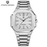 PAGANI DESIGN Trendy Cool Men's Quartz Watch Dynamic With Stylish Luminous Waterproof Stainless Steel Dial Sapphire Glass Reloj