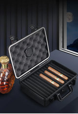 Portable Travel Humidor Sealed Humidor Large Capacity 30 Cigar Humidifier Box for Cigar Case Bag Box Smoking Accessories