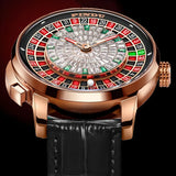 Relojes mecánicos Pro para hombre PINDU Reloj NH35A Movimiento Cristal de zafiro Resistente al agua Diseño de botones Reloj de pulsera Ruleta rusa