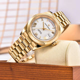 PAGANI DESIGN Men's Watches DD40 Gold White Luxury Automatic Watch Men TMI NH36A Date Week Mechanical Watches For Men 2026 New