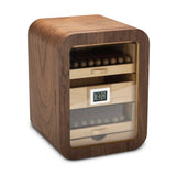 Humidor Cabinet Handmade Humidor Box Cedar Desktop Box Hygrometer Cedar Wooden Cigar Humidor Case with Transparent Display