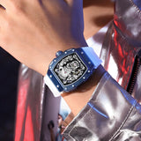 2026 Automatic Movement Mechanical Wrist Watches Men Hollow Design Waterproof Watch High Quality Automatic Watches