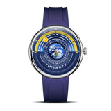 TIMEARTX 2026 New Men's Sports Watch Unique Earth Pointer Design Silicone Strap Waterproof High Quality Watch