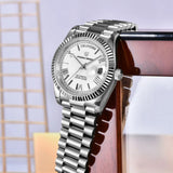 PAGANI DESIGN 2025 New DD36 V2 White Dial Luxury AR Sapphire glass Automatic Watch Men Date Week Waterproof Mechanical Watch Men