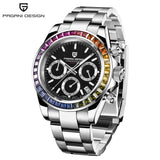 PAGANI DESIGN Men's Exclusive Quartz Watch Elite All-Match Style VK63 Luminous Waterproof Function Small Three-Pin Chronograph