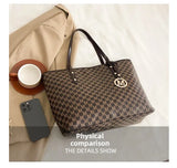 Large Capacity Commuting Tote Bags Fashionable Printed Pu Leather Handbag for Women College Students Class Handbags Shoulder Bag