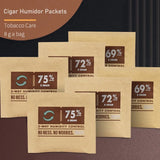 Humidor Packets,69% 72% 75% 8 Grams 2-Way Humidity Control Humidor Relative Humidity Packs, Cigar Humidifier Bag CA01