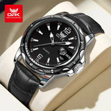 OPK 6026 Steel belt, casual and minimalist with date, men's quartz watch