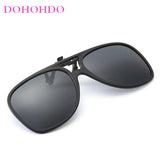 Men Polarized Flip Up Clip On Sunglasses Women Vintage Anti Glare Lens Pilot Sun Glasses Driving Night Vision Uv400 Gafas De Sol