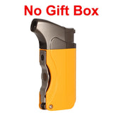 Galiner Lighters Metal Windproof Butane Gas Lighter Refillable Torch Jet Flame Cigar Lighter With Cigar Punch