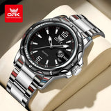 OPK 6026 Steel belt, casual and minimalist with date, men's quartz watch
