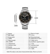 PAGANI DESIGN Men's Watches Luxury Automatic Watch For Men 2025 New 100M Waterproof Mechanical Wristwatch Men Sapphire crystal