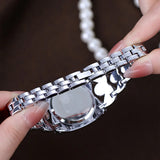 Reloj GEDI para mujer, ligero, de lujo, con incrustaciones de diamantes, de alta gama, resistente al agua, reloj de cuarzo de moda retro, reloj de mujer, regalo