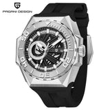 PAGANI DESIGN Luxury V2 Fashion Rubber Sports Watch Waterproof Mechanical Automatic Watch Sapphire Luminous Watches for Man