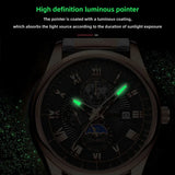 2024 Men Watch Fashion Top Luxury Sport Men's Wristwatch Waterproof Luminous Leather Date Quartz Watches Man clock