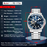 2026 PAGANI DESIGN 43mm men's luxury automatic watch luminous waterproof NH39 men's mechanical Watch Sapphire Mirror watch reloj