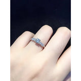 Natural Diamond 18K Gold Pure Gold Ring Beautiful Gemstone Ring Good Upscale Trendy Classic Party Fine Jewelry Hot Sell New 2025
