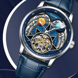 Men Mechanical Watch Genuine Tourbillon Watches Fully Automatic Luxury Brands Waterproof Fashion Skeleton Man Watch Reloj Hombre