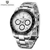 PAGANI DESIGN Men's Exclusive Quartz Watch Elite All-Match Style VK63 Luminous Waterproof Function Small Three-Pin Chronograph