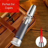 1300℃ Spray Gun Turbo Metal Red Flame Gas Lighter Kitchen Cooking Smoking Accessories Windproof BBQ Cigar Lighters