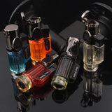 Visible Gas Blue Flame Torch Turbo Lighter Spray Gun Electronic Lighter Gas Lighter 1300C Butane Cigar Lighters Gadgets for Men