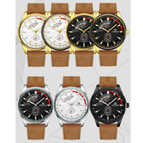 Reloj cronógrafo FORSINING con calendario para hombre, acero inoxidable, piel, movimiento mecánico automático de alta calidad, relojes de pulsera para hombre