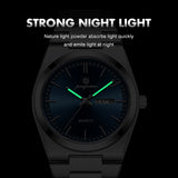 PENGAGAR Luxury Quartz Man Wristwatch Sport Men Watches Waterproof Luminous Date Week Stainless Steel Men's Watch Male Reloj+box