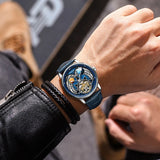 Men Mechanical Watch Genuine Tourbillon Watches Fully Automatic Luxury Brands Waterproof Fashion Skeleton Man Watch Reloj Hombre