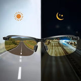 Lunettes de soleil polarisées avec fonctions de vision diurne et nocturne, résistantes aux rayures, protection UV