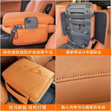 Almohadilla de reposabrazos central de cuero antiarañazos para Great Wall GWM Haval H9 II 2024 2025 2.ª generación. Caja de almacenamiento con cojín para reposabrazos.