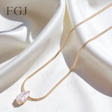Custom Pendant Necklace Lab Diamond Pear Shape 7x9mm VS1 With IGI Fashion Design Sparkling for Wedding Engagement Jewelry Gifts
