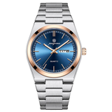 PENGAGAR Luxury Quartz Man Wristwatch Sport Men Watches Waterproof Luminous Date Week Stainless Steel Men's Watch Male Reloj+box