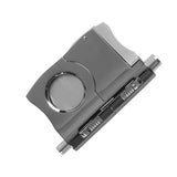 Cortador de Puros Portátil V-Cut Doble Punzonado Tijeras de Acero Inoxidable Accesorios para Fumar Regalo para Hombre