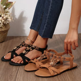 Summer Women Wedge Sandals Soft Bottom Low Heels Sexy Woman Non-slip Shoes Footwear Bohemia Style Summer Platform Sandals Women