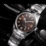Baltany 39Mm Explorer NH38 Luxury Men's Gift Automatic Mechanical Watch Sapphire Stainless Steel Waterproof 20Bar Night Light C3