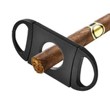 Metal Cigars Cutter Metal Classic GuillotineScissors Stainless Steel Double Blade Cigars Clippers Portable CutterGuillotine