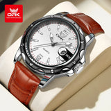 OPK 6026 Steel belt, casual and minimalist with date, men's quartz watch