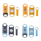 1 Set Cigar Cutter Cigar V Cut Flat Cutter Punch Sharp Cigar Scissors Guillotine Knife Cigar Cutting Tool