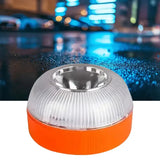 1/2pc Magnetic Flashinúg Yellow Emergency Lamp Safety Alert Light need AAA Battery Power for Outdoor Camping Road Safety Light
