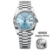 PAGANI DESIGN Men's Watches DD40 Gold White Luxury Automatic Watch Men TMI NH36A Date Week Mechanical Watches For Men 2026 New