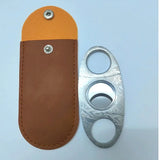 Classic Stainless Steel Cigar Cutter Sharp Manual Tool Premium Smoking Accessory Ideal Christmas Gift for Men