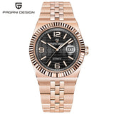 PAGANI DESIGN Modern Fashionable Men Automatic Mechanical Watch Avant-Garde Personality Stainless Steel Sapphire Luminous Reloj