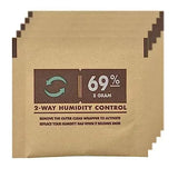 Humidor Packets,69% 72% 75% 8 Grams 2-Way Humidity Control Humidor Relative Humidity Packs, Cigar Humidifier Bag CA01