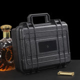 Portable Travel Humidor Sealed Humidor Large Capacity 30 Cigar Humidifier Box for Cigar Case Bag Box Smoking Accessories