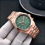 Customized Mens Automatic Mechanical Movement Watches Brand New Black Blue Rose Gold Design Soft Rubber Strap Large Luminous