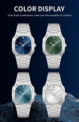 New Luxury 37MM Specht & Söhne Quartz Movt Wristwatch For Men Sapphire Crystal Ultrathin Stainless Steel Watch Relogio Masculino